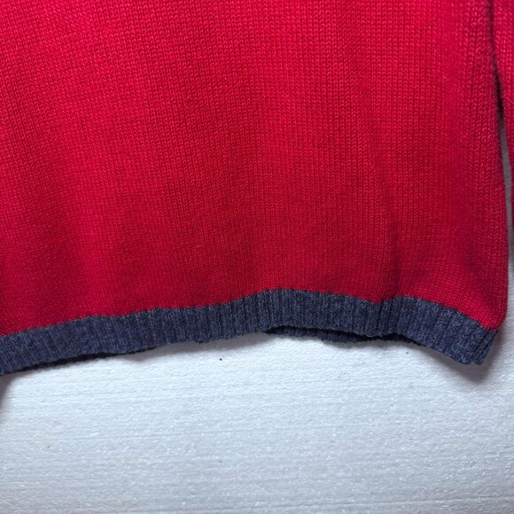 Vintage Tiara International Sz Medium American Flag Zip Up Sweater Patriotic USA - Picture 11 of 13